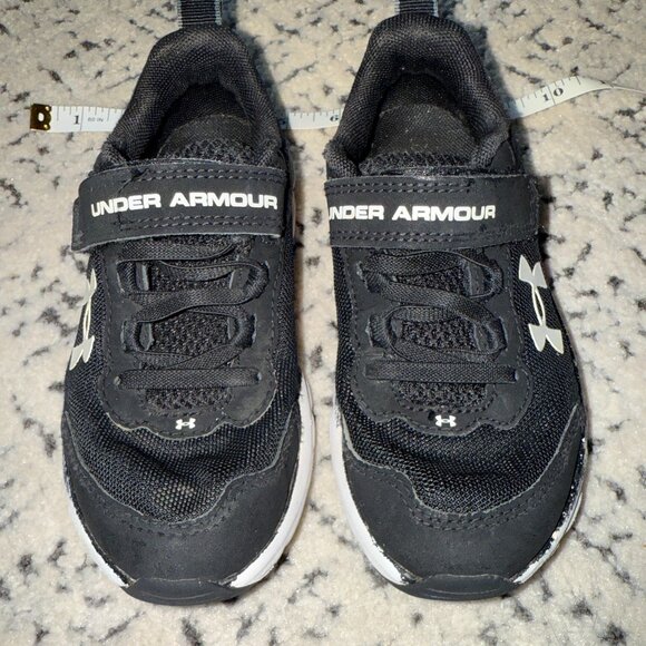 Under Armour Kids' Assert 9 Alternate Closure Sneaker Black Size 11.5 - Picture 8 of 10